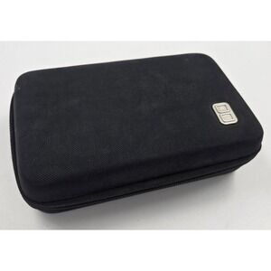 Nintendo DS Black Hardshell Carrying Case Travel Organizer Game Storage Pouch